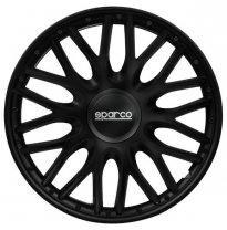 Juego Tapacubos Deportivos Sparco Roma 16-Inch Black