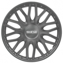 Juego Tapacubos Deportivos Sparco Roma 16-Inch Grey