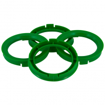 Juego Arillos Centradores 73.0->57.1mm Green