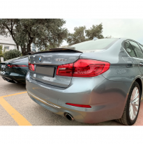 Labio de spoiler de maletero adecuado para BMW Serie 5 G30 Sedan 2016- (PU)
