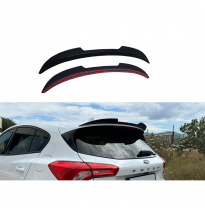 Spoiler de techo (Spoiler Cap) apto para Ford Focus HB IV 2018- (ABS negro brillante)