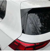 Añadidos laterales traseros para Volkswagen Golf VIII HB 3/5 puertas 2020 (ABS negro brillante)