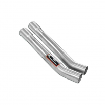 Tubo anterior derecho-izquierdo Sistema 100% de acero inoxidable, 2 x Ø50 mm. Solo kit completo. BMW E23 745i Turbo '79 -> '86 T