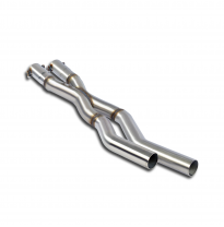 Tubos Centrales Derecho-Izquierdo &quot; + X-Pipe&quot;  - Bmw E46 - All Models (Para V8 Ls1 / Mustang Motor Conversion)  Supersprint