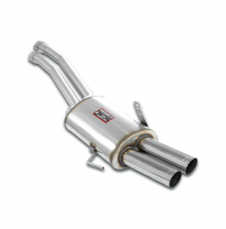 Silenciador trasero "Racing" OO70 100% acero inoxidable Sistema 100% Acero Inox "Cat.-Back" tamaño grande (Para catalizador OEM)