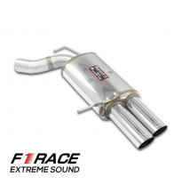 Silencioso trasero derecho "F1 Race" OO80 100% Stainless steel complete system, 2 x Ø70mm BMW E64 Cabrio M6 5.0i V10 ' 05 -> Sil