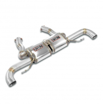 Escape trasero derecho - izquierdo "Racing" (para tubos de escape OEM) 100% acero inoxidable, sistema derecha-izquierda para el