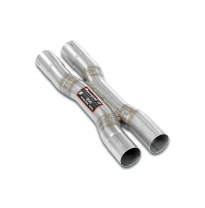 Tubo central "X-Pipe" Sistema Cat-back 100% de acero inoxidable FERRARI Portofino M 3.9L V8 (620 Hp) '2019 -> (con válvula) Tubo