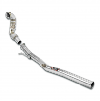 Downpipe kit(Replaces catalytic converter)  Sistema 100% de acero inoxidable. Tamaño extragrande: Ø76 mm. AUDI S3 8Y Sedan QUATT