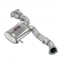 Kit de escape central Sistema "Cat.-back" 100% de acero inoxidable - Solo kit completo MERCEDES R129 SL 600 V12 (394 CV) Facelif