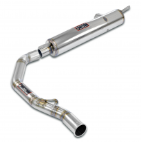 Rear exhaust + exit pipe O70 Sistema completo 100% de acero inoxidable Ø70 mm - Solo kit completo BMW E9 3.0 CSL '72 -> '73 (For