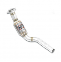 Downpipe izquierdo + Catalizador metalico Downpipe kit para escape central OEM JAGUAR XK Coupè / Cabrio 4.2i V8 (298 CV) '06 ->