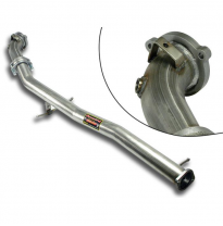 Turbo Downpipe Kit + Front Pipe(Replaces Oem Catalytic Converter) - Ford Focus Rs 2.5i Turbo (305 Cv) &#039;09 -&gt; Supersprint