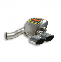 Silencioso trasero derecho120x80 Sistema "Cat.-back" 100% de acero inoxidable - Solo kit completo MERCEDES R230 SL 280 V6 (M272
