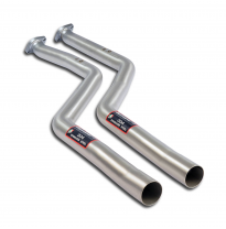 Kit tubos delanteros derecho-izquierdo Colectores 100% de acero inoxidable + Silenciador delantero para la sección central OEM B