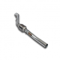 Catalizador convertidor delantero Derecho Sistema 100% de acero inoxidable, sobredimensionado 2 x Ø70 mm -> 1 x Ø90 mm - Solo ki