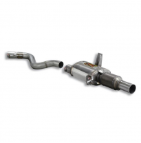 Silencioso trasero Derecho + kat ALTERNATIVA:Sistema 100% Acero Inox "GT RACING" El catalizador metálico se coloca en la sección