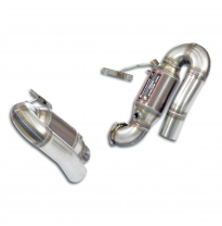 Catalizador metalico Derecho-Izquierdo  Sistema 100% de acero inoxidable - Para 996 GT3 Cup - Kit completo de parachoques traser