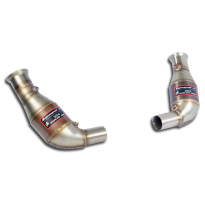 Catalizador metalico delantero Derecho-Izquierdo 100CPSI WRC Sistema de escape "Motorsport" de gran tamaño, 100% acero inoxidabl