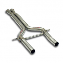 Tuberías centrales "X-Pipe" Sistema "Cat-Back" 100% de acero inoxidable, 2 x Ø63,5 mm PORSCHE Panamera GTS 4.8i (440 CV) 2014 ->