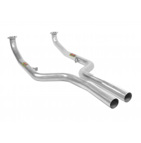 Kit tubos delanteros derecho-izquierdo Sistema 100% Acero Inox con dowpipes de flujo de aire libre BMW F11 550i V8 2010 -> 2012