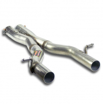 Tubo central "X-Pipe" 100% Stainless steel system 2 x Ø60mm - (Deletes GPF) - Full kit only MERCEDES A207 E 400 Cabrio V6 (3.0i
