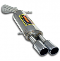 Silencioso trasero OO80 Kit de escape trasero para silenciador central OEM - Es necesario recortar el parachoques trasero para s