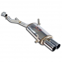 Silencioso trasero derecho "Racing" OO70 ALTERNATIVA: - Sistema derecha-izquierda 100% acero inoxidable, 2 x Ø60 mm - El maleter