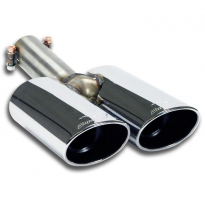 Colas de escape 100x75 Sistema 100% Acero Inox tamaño grande Ø60mm - Ø65mm PEUGEOT RCZ 1.6 THP (200 CV) 2010 -> 2015 Colas de e