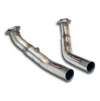 Kit de tubo de escape secundario (elimina el catalizador) 100% Stainless steel system, Oversize 2 x Ø70mm for the Stock "Cat.-Ba