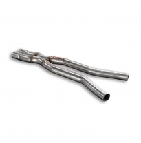 Tubo central + "X-Pipe" ALTERNATIVA :Sistema 100% Inox para parachoque trasero "A8 S8" o parachoque trasero modificado AUDI A8 Q