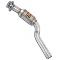 Downpipe derecho + catalizador metalico Sistema 100% de acero inoxidable, tamaño extragrande 2 x Ø60 mm JAGUAR XK Coupè / Cabrio