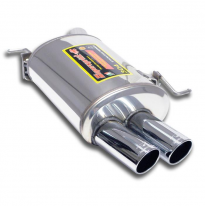 Silencioso trasero OO80 Sistema 100% de acero inoxidable  Silencioso trasero OO80 SIN HOMOLOGACION Supersprint