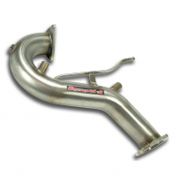 Tubo de escape turbo (sustituye al DPF) Con orificios para sensores Versión "corta" - Compruebe la pieza OEM instalada Turbo dow