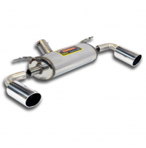 Silencioso trasero Derecho-Izquierdo O100 Sistema de escape trasero "Cat-back" derecho-izquierdo - Para el modelo de parachoques