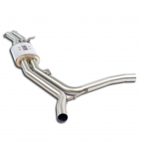 Silencioso central  "X-Pipe" Sistema 100% Acero Inox "Cat.-Back" Para modelo largo y corto AUDI A8 QUATTRO 4.2 FSI V8 (372 CV) 2
