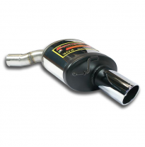 Rear exhaust Right O120 "Power Loop"For OEM rear bumper Sistema 100% Acero Inox tamaño grande 2 x Ø65mm para modelos largo y cor