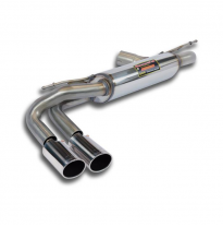 Silencioso trasero "Racing" OO80 Sistema de escape Cat-back 100% de acero inoxidable, sobredimensionado Ø76 mm - Solo kit comple