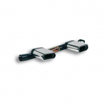 Cola De Escape Con Salida Central Ovalada 125x55 - Renault Megane Ii (3 Y 5 Puertas.) 2.0i 16v  &#039;03 -&gt; &#039;09 Supersprint