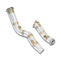 Turbo downpipe kit(Reemplaza 1° catalizador) Sistema 100% de acero inoxidable BMW F87 M2 CS (S55 - 450 CV) 2020 (Racing) Turbo d