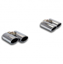 kit colas de escape Derecha-Izquierda 4 salidas 90x70 Kit de escape trasero 100% acero inoxidable, 4 salidas - Es necesario reco