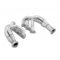 Colectores Derecho-Izquierdo Sistema 100% Acero Inox "Racing cup" con salida central PORSCHE 996 GT3 3.6i (381 CV) ' 02 ->' 04 "
