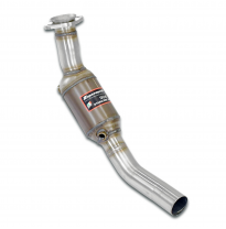 Downpipe derecho con catalizador metalico  Sistema 100% de acero inoxidable, tamaño extragrande 2 x Ø60 mm Vanden Plas "Super Ei
