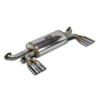 Escape trasero "Touring" derecho OO63 - izquierdo OO63. Disponible bajo pedido. 100% Acero Inox tamaño grande 2 x Ø57mm - Para m