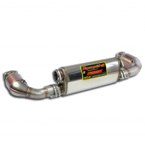 Silencioso trasero Derecho-Izquierdo "Sport" + Catalizador metalico Sistema "Turbo-back" 2xØ70mm 100% acero inoxidable AISI 304