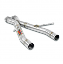 Kit tubos centrales Derecho-IZquierdo "X"  Sistema 100% Acero Inox 2 x Ø60mm -> 2 x Ø54mm MERCEDES R171 SLK 350 V6 (M272 - 305 C