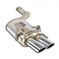 Silencioso trasero 100 x 75 Sistema "Cat.-Back" 100% de acero inoxidable MERCEDES A208 CLK 55 AMG Cabrio (347 CV) '00 -> '03 Sil