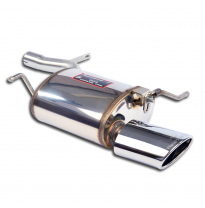 Silencioso trasero izquierdo 120x80 Sistema de competición 100% acero inoxidable, 2 x Ø60 mm MERCEDES R171 SLK 350 V6 (M272 - 30