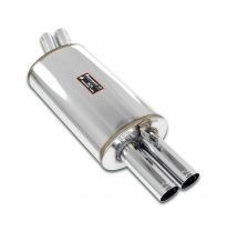 Silencioso trasero OO70 Sistema 100% Acero Inox 2 x Ø50mm Solo sistema completo ALPINA B6 S (E30) 3.5i ' 91 -> ' 92 Silencioso t