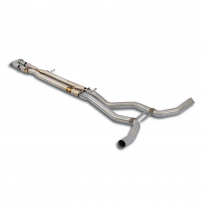 Tubo central Derecho-Izquierdo "X-Pipe" (Reemplaza silencioso central OEM) ALTERNATIVA: - Sistema 100% de acero inoxidable para